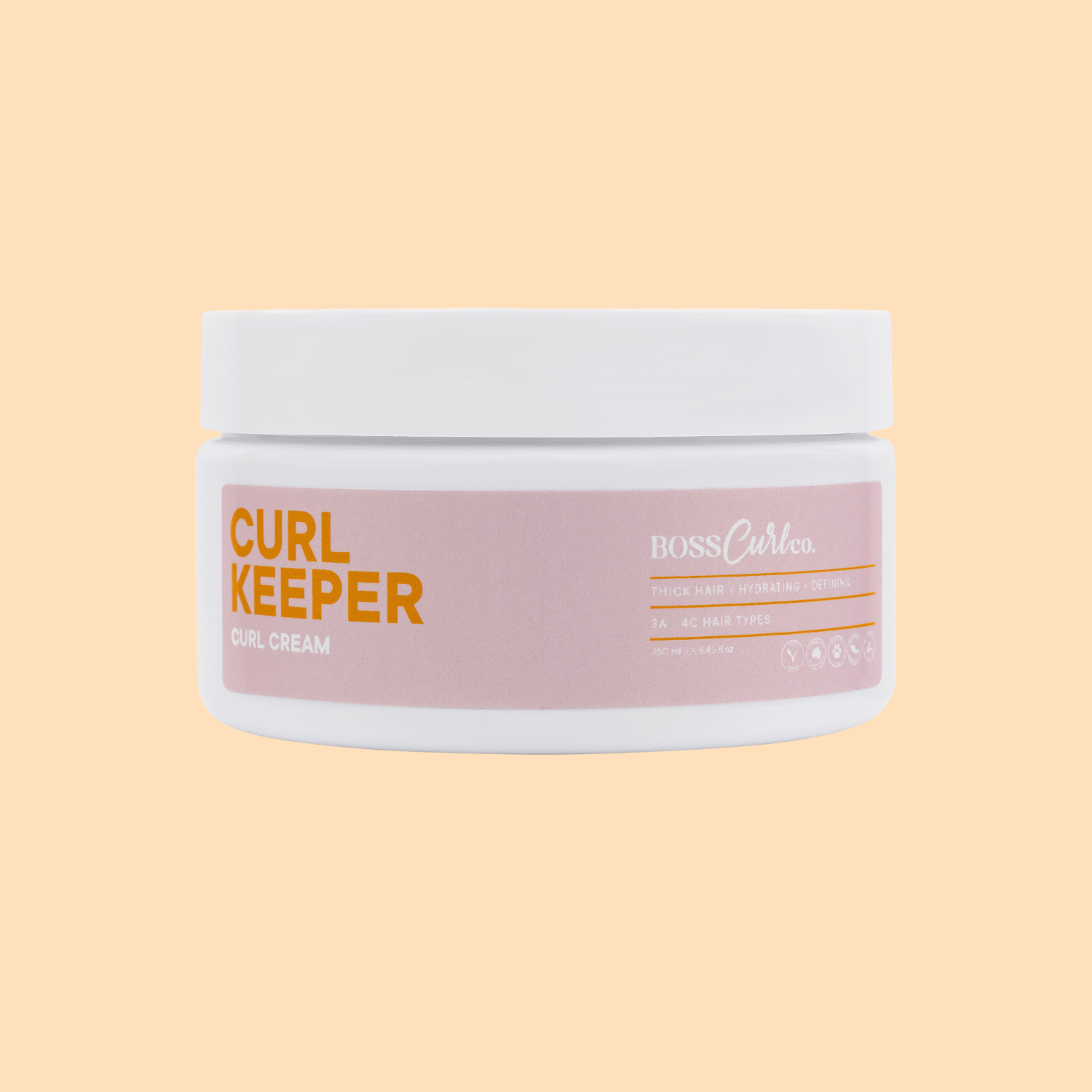 Curl Boss Styling Cream - Activates natural curl pattern